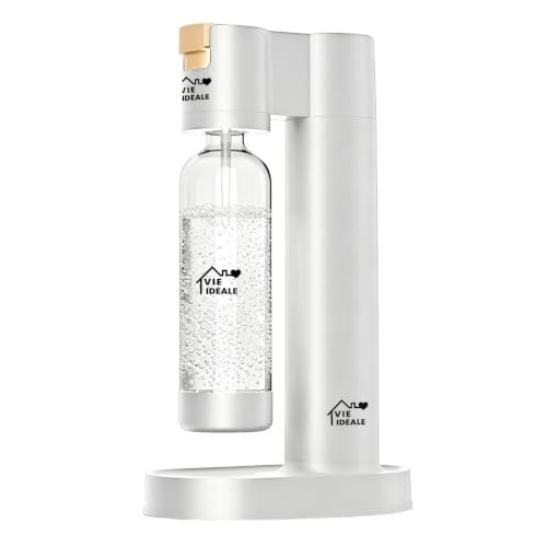 Máquina de Água com Gás Manual e Garrafa PET de 1L