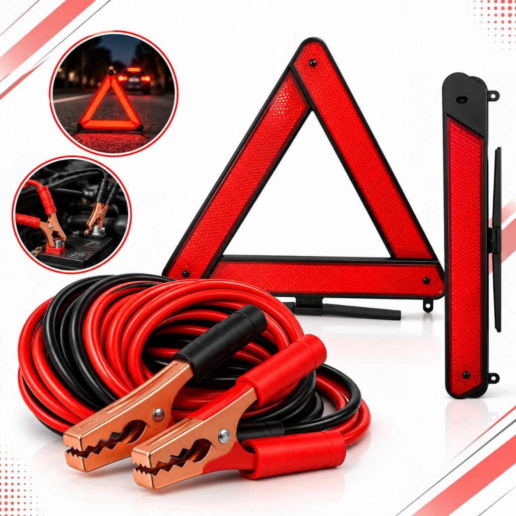 Kit Cabo Chupeta e Triângulo Segurança para Bebê