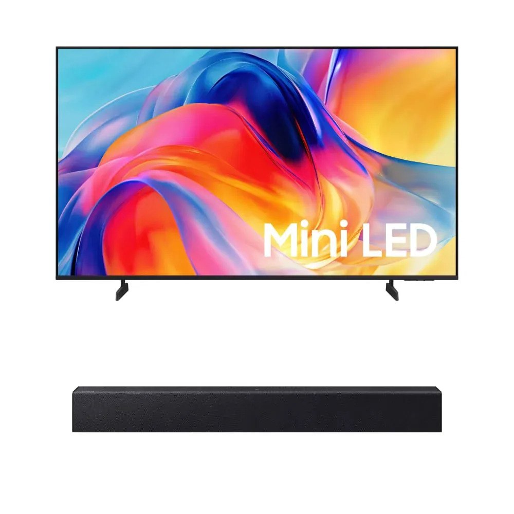 Smart TV Samsung 65" MiniLED 4K M75H + Soundbar HW-B400F