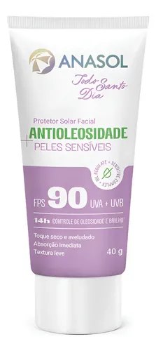 Anasol Prot Solar Facial Antioleosidade Sensitive Fps 90 Tsd