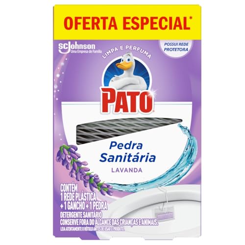 Pato Pedra Sanitária Lavanda 25g (kit 4 unidades)