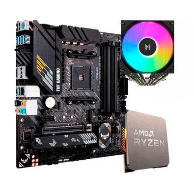 Placa Mãe Asus TUF Gaming B550M Plus + Ryzen 7 5700X