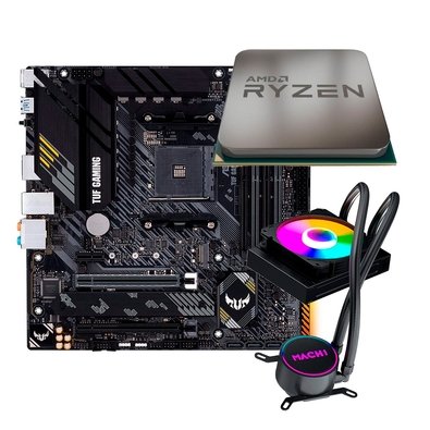 Placa-Mãe ASUS TUF Gaming B550M-Plus com Ryzen 7 5700X