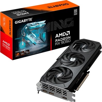 Placa de Vídeo Gigabyte RX 9050 GAMING OC 8GB