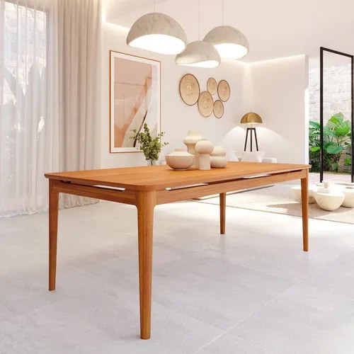Mesa De Jantar 8 Lugares 210cm Miriti Cabecasa