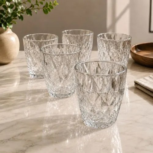 Jogo 6 Copos Baixos Diamond 300ml