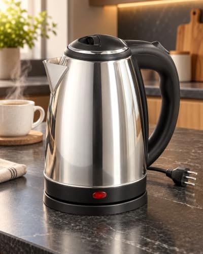 Chaleira Elétrica 1,8L 1200W Aço Inox
