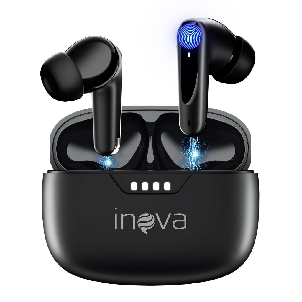Fones INOVA TWS Bluetooth 5.3 HiFi Sem Fio