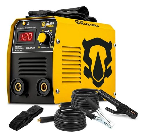 Máquina Inversora de Solda MMA MI150D 120A The Black Tools