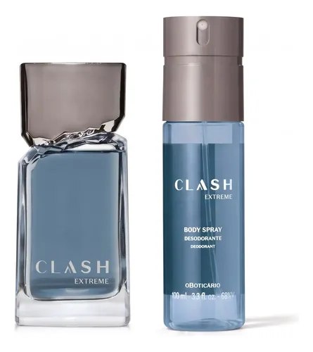 Combo Clash Extreme: Desodorante Colônia 100ml + Body Spray