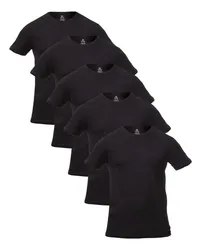 Kit 5 Camisetas Masculinas Básicas Slim Hering Preto