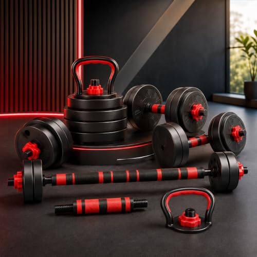 Kit Halteres Ajustável 6 em 1 15kg
