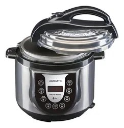 Panela Pressão Elétrica Digital Timer Inox Agratto Ped-02