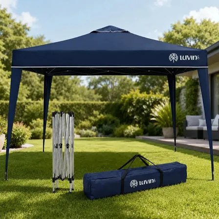 Luvinco Gazebo Sanfonado Articulado 3x3m Estrutura Resistente