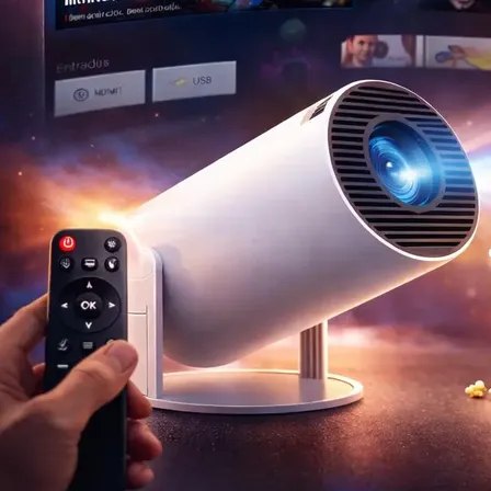Mini Projetor Portatil VLX Hy300