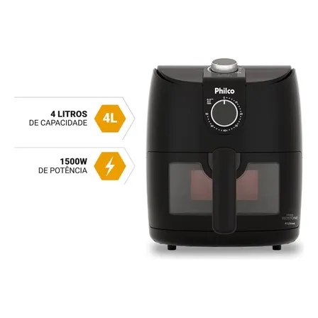 Air Fryer Philco 4L Redstone 1500W PAF40A 220V