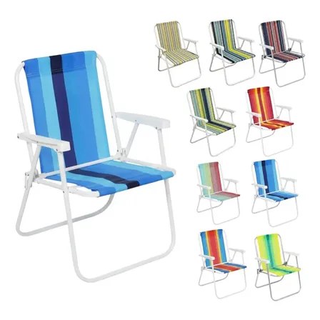 Cadeira de Praia Dobravel Luvinco Cores Sortidas