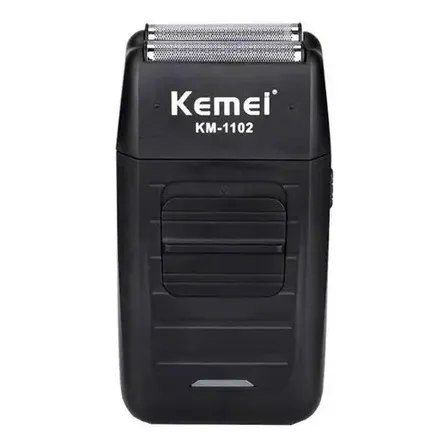 Barbeador Sem Fio Kemei KM-1102 com Cabeças Laváveis