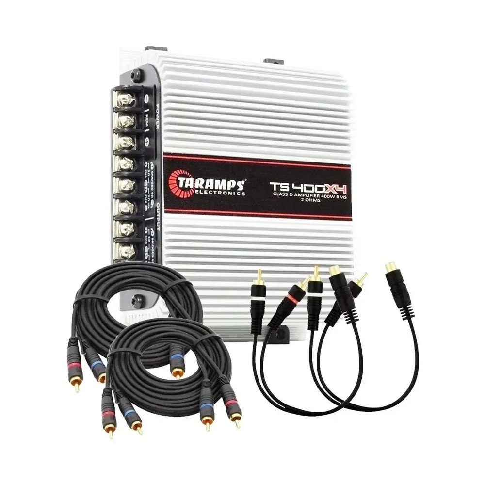 Módulo Amplificador Taramps TS 400x4 Classe D 400W RMS 2 Ohms