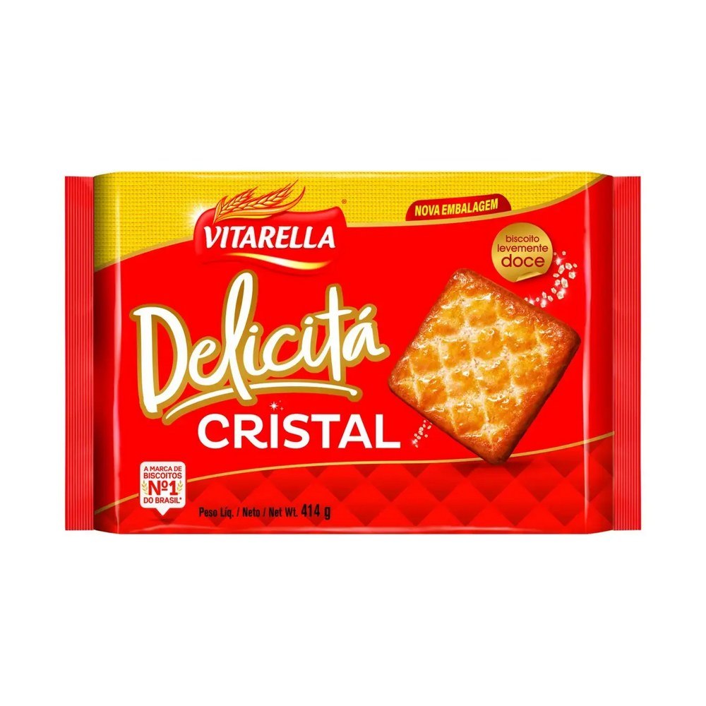 Biscoito Doce Delicitá Cristal Vitarella 414g