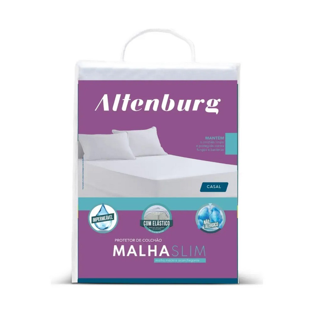 Protetor de Colchão Altenburg Malha Slim Casal