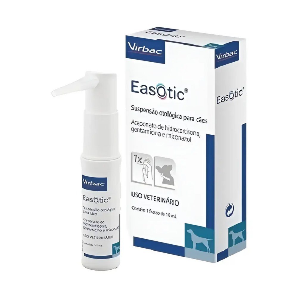 Suspensão Otológica Virbac para Cães Easotic 10 ml