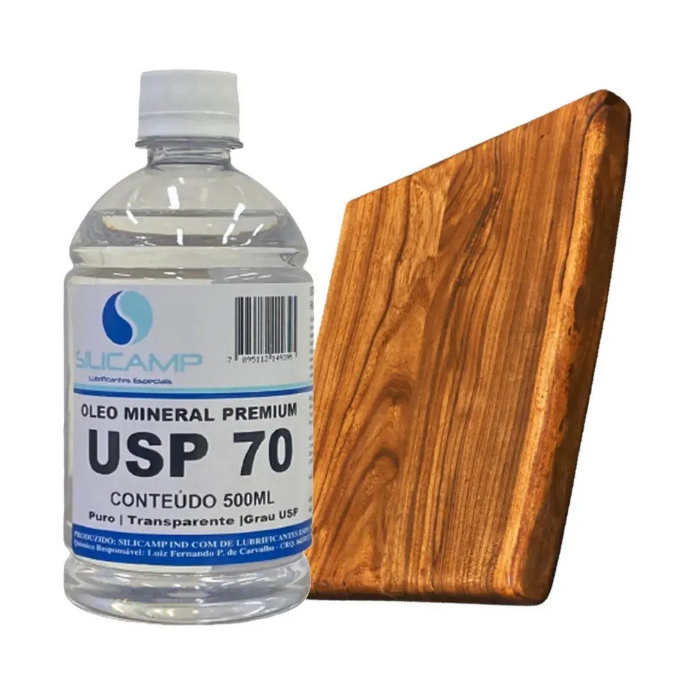 Óleo Mineral USP 70 Silicamp para Tábua 500ml