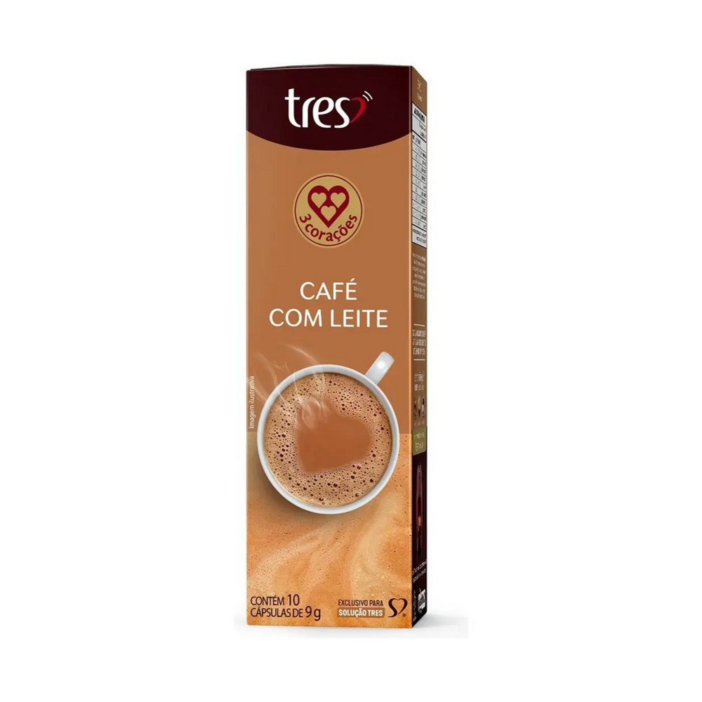 Café com Leite TRES cápsulas