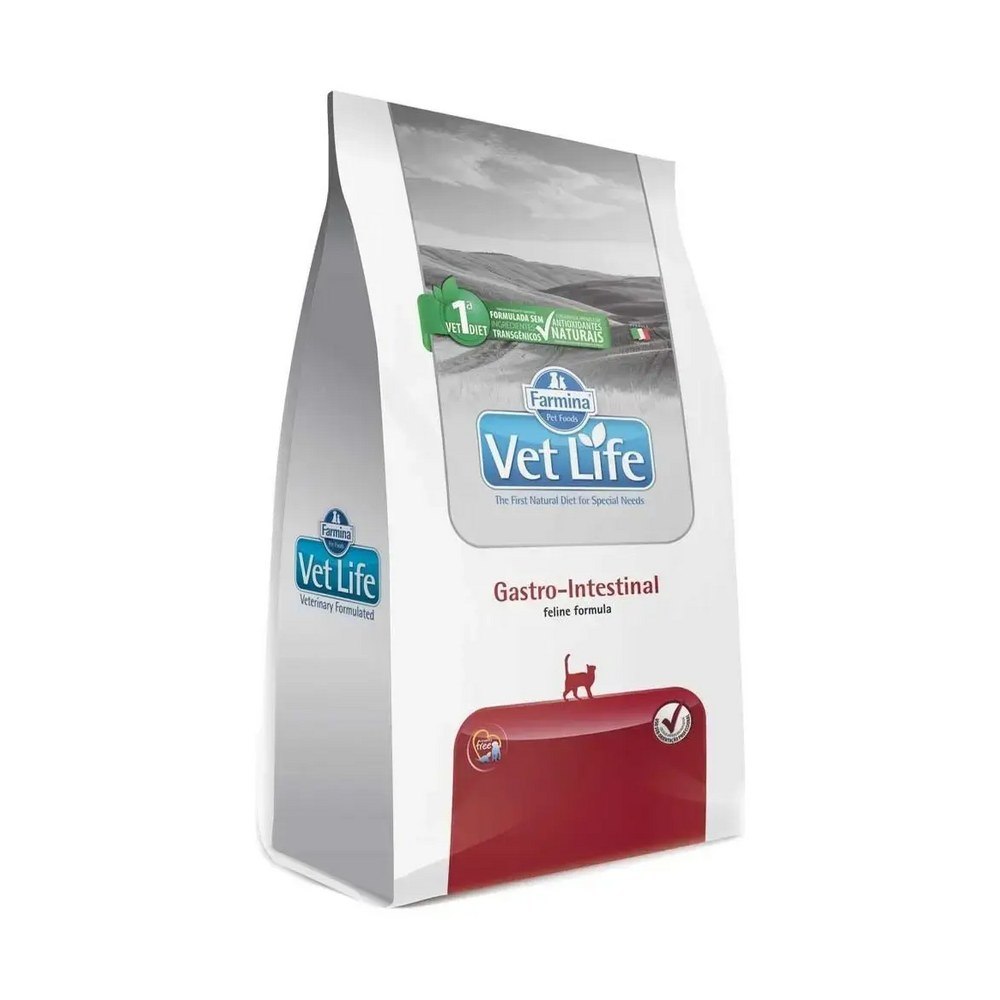 Ração Vet Life Natural Feline Gastro Intestinal 2kg