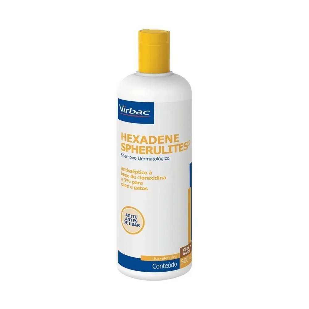 Shampoo Virbac Hexadene Spherulites® Para Cães E Gatos - 500ml