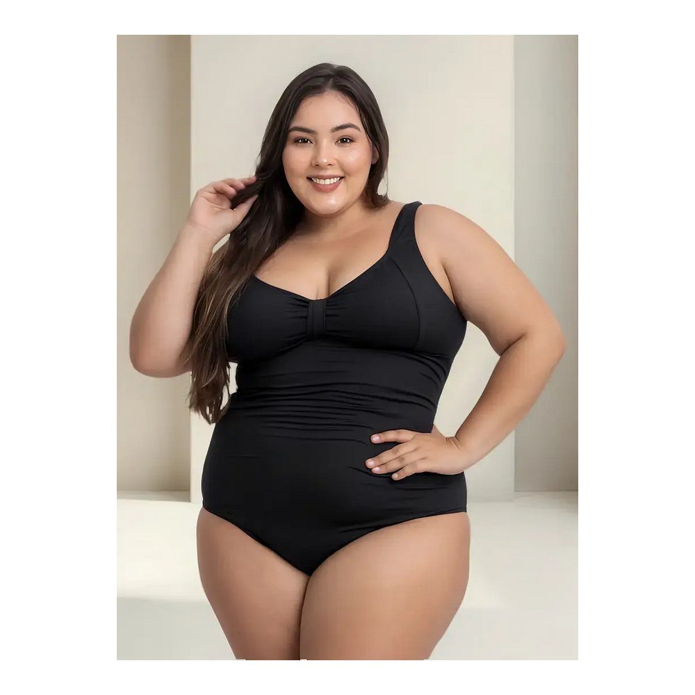 Maio Tradicional Plus Size Hidroginástica E Natação Promoção