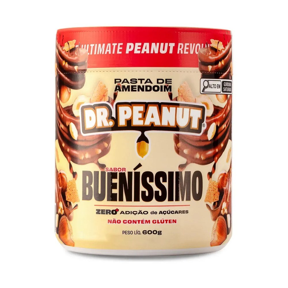 Pasta de amendoim Dr. Peanut Gourmet sabor Bueníssimo x 600g
