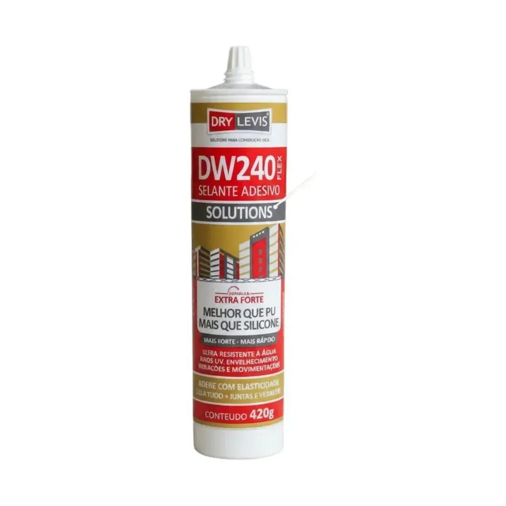 Selante Para Juntas Cimentícias Dw240 Flex 420g Branco