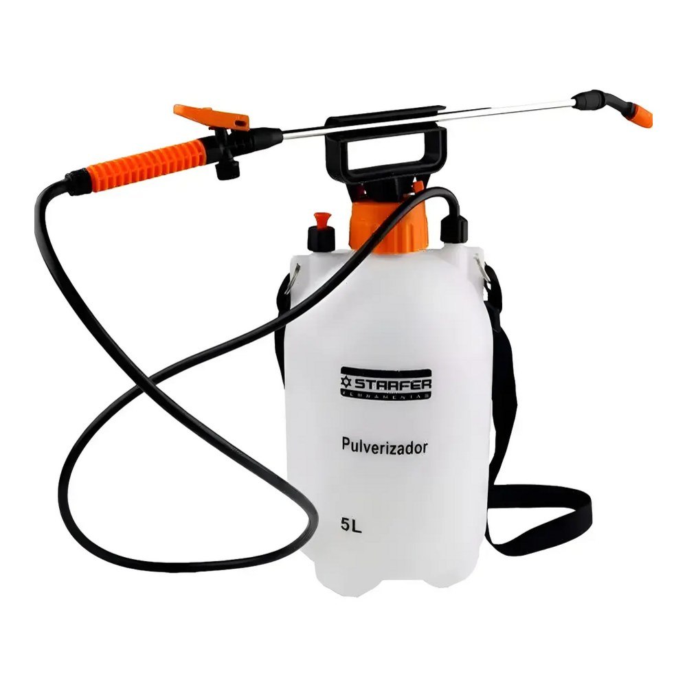 Pulverizador Manual de Pressão 5L Starfer Bico Ajustável