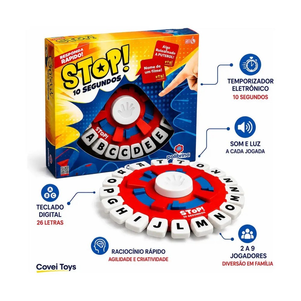 Jogo Stop 3.0 Eletrônico Educativo