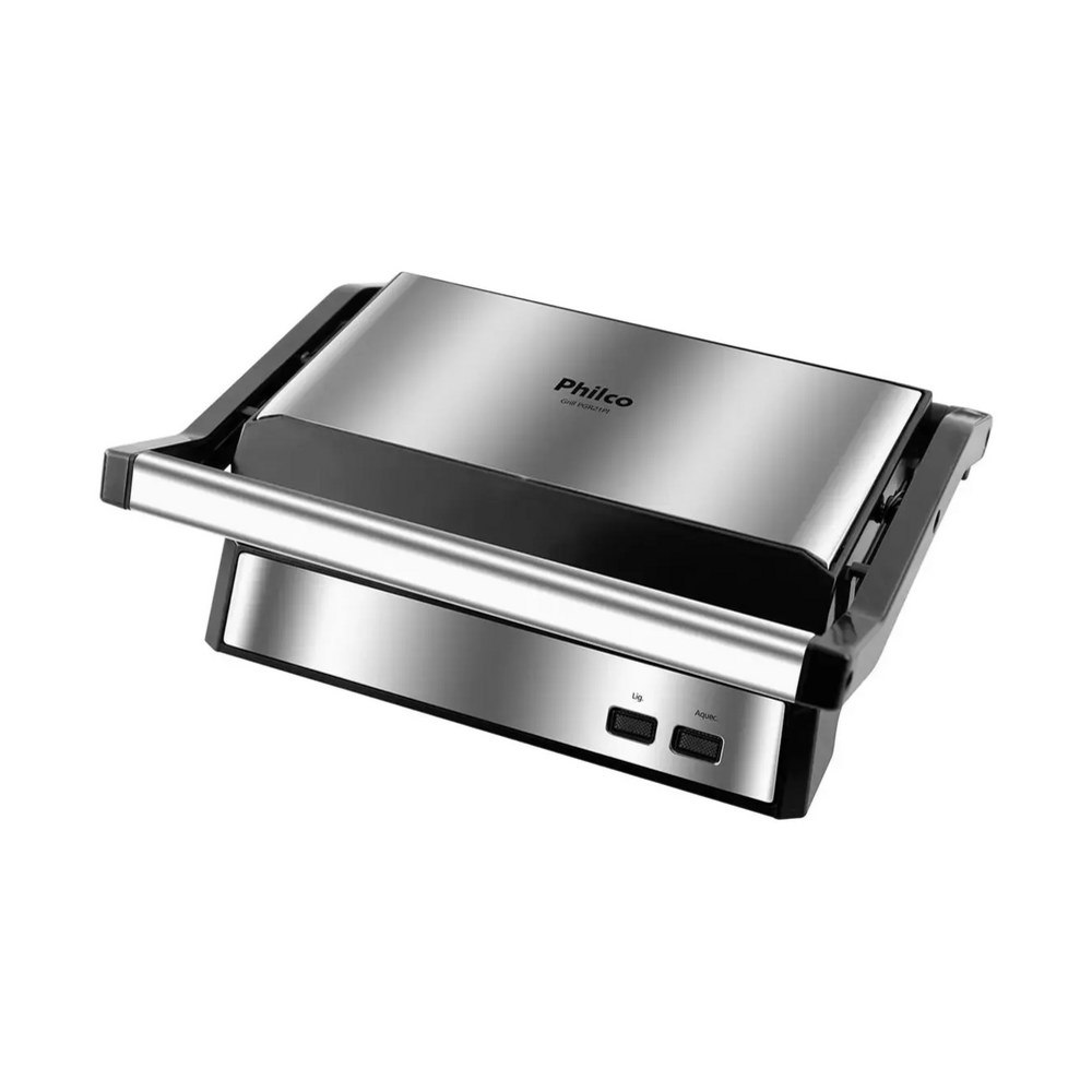 Grill E Sanduicheira PGR21PI Maxx Clean 1000W Cinza Philco
