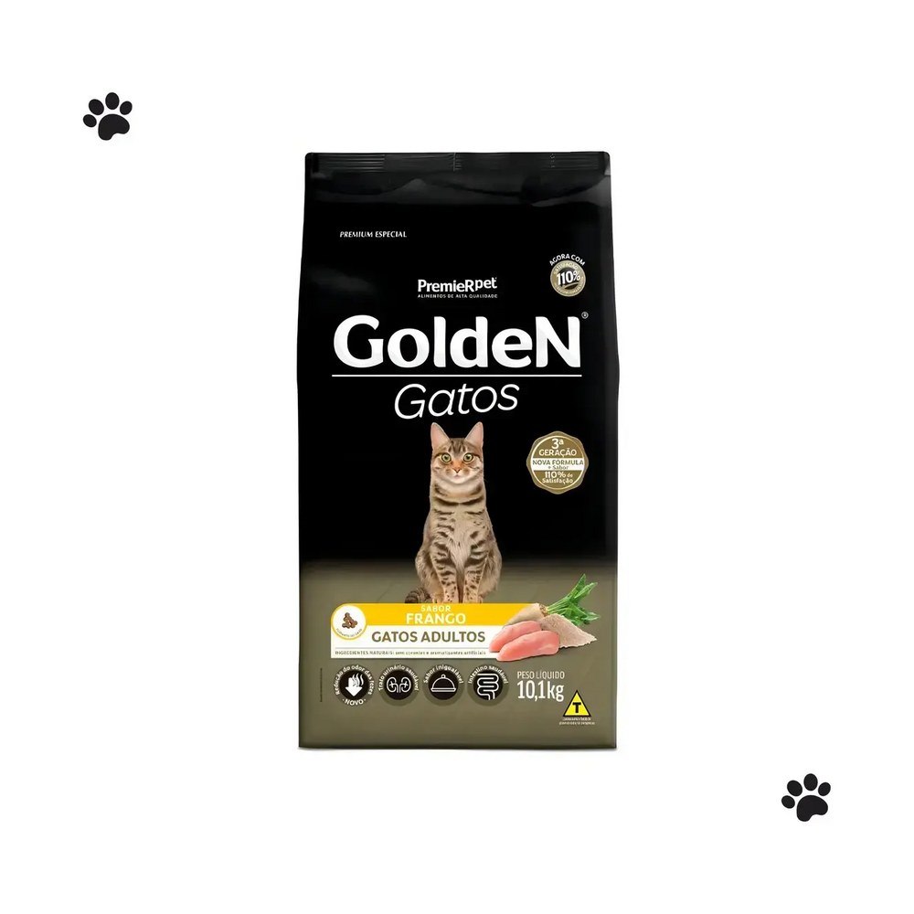 Ração Golden Premium Especial Gato Adulto Frango 10,1Kg