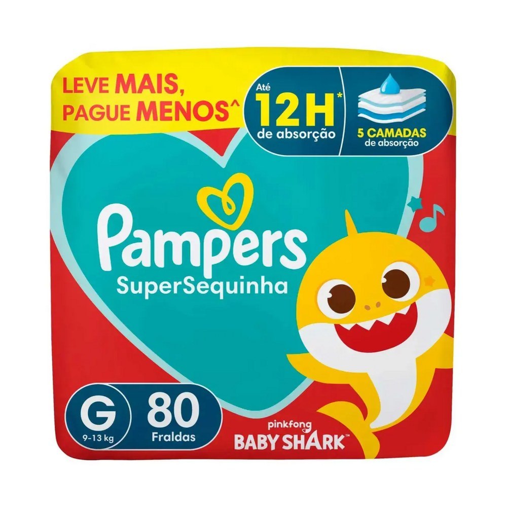 Pampers Supersequinha G 80 Unidades