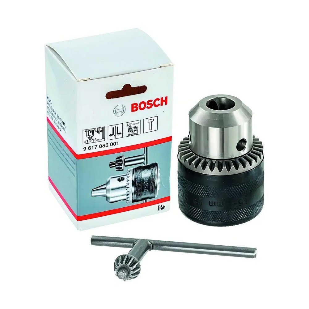 Mandril Furadeira Bosch 1,5 A 13mm Rosca 13l 1/2x20 Chave L