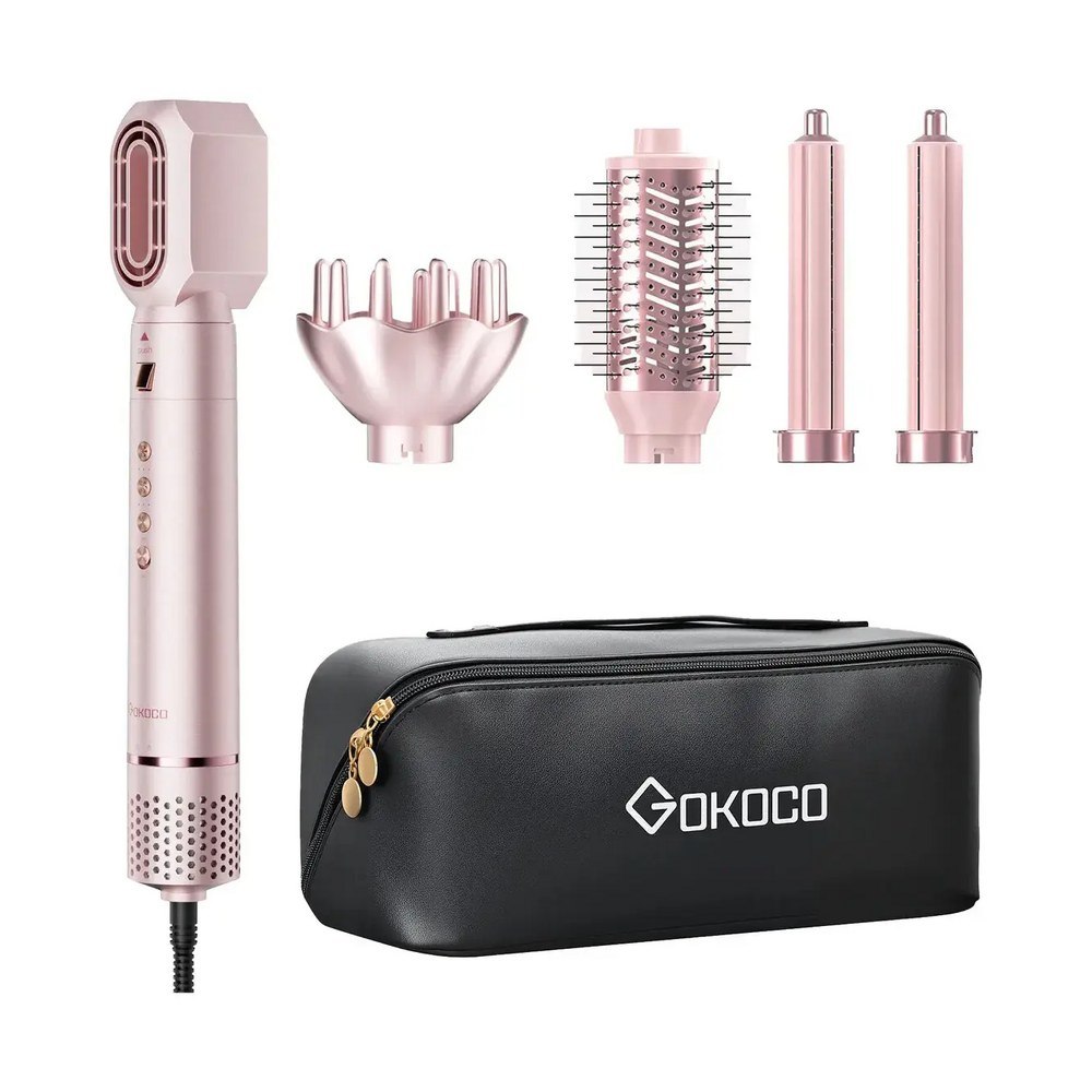 Secador De Cabelo Gd031 Com 5 Em 1 Escova Hot Air Styler