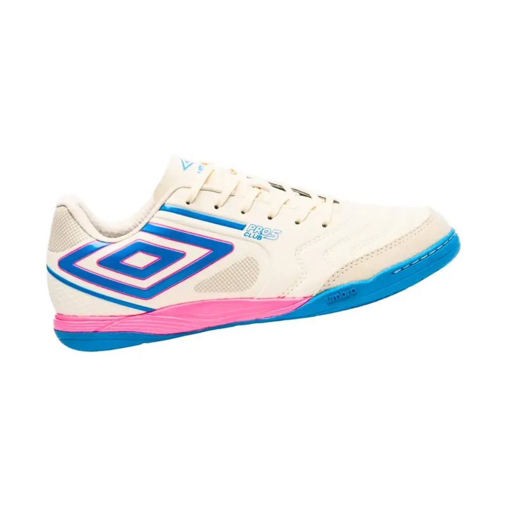 Chuteira Futsal Umbro Pro 5 Bump Club Profissional Reforçada