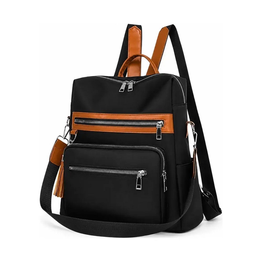 Bolsa Mochila Feminina Alça Transversal E Costas Impermeável