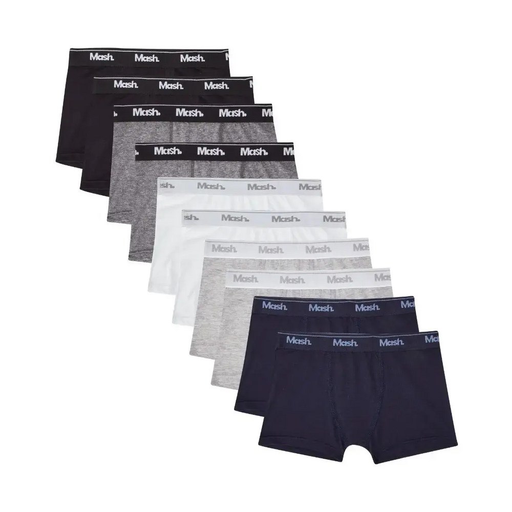 Kit 10 Cuecas Boxer Infantil Mash